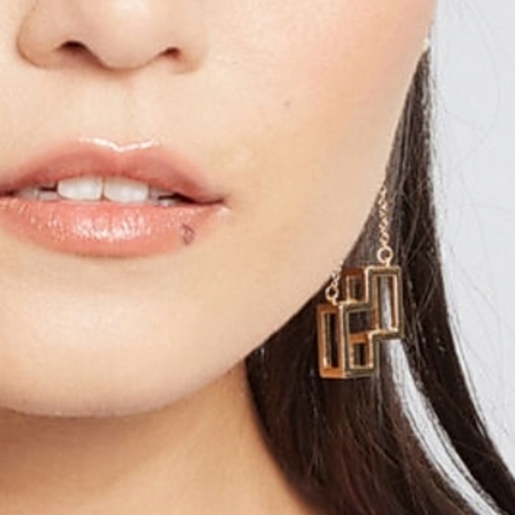 Modcloth x Tetris Well Played Earrings - Picture 3 of 6